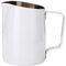Dianoo Espresso-Milchaufschäumer, Milchkännchen, Edelstahl, für Kaffee-Latte-Kunst, 420 ml weiß
