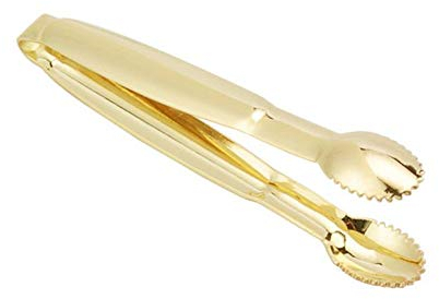 T&F, set di pinze per zucchero in acciaio inox, pinze per cubetti di ghiaccio, pinze per dolci, pinze da portata per insalata, pinze per dolci per matrimoni, feste, caramelle, barbecue, ecc.