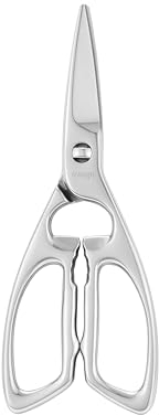 LIVINGO Forbici da Cucina Forbici da Cucina Multifunzionali,Resistenti Affilate in Acciaio Inossidabile, Impugnatura Ergonomica e lame in titanio