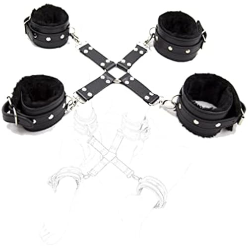 GLoyer Conjuntos de iniciación Accesorio de Yoga para Todas Las Ocasiones Negro Şêx𝚎s Doble Nylon Re-s-tràÏňts