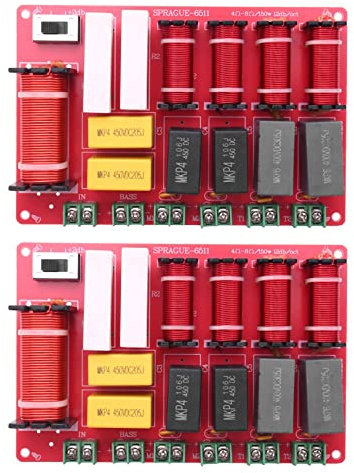 Speesy 2 altoparlanti da 300 W, 5 vie, 2 toni alti, 2 centrali + 1 crossover per