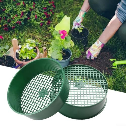 Gardening Essentials Set of Two Lightweight Mesh Sieves to Help You Efficiently Screen Your Cultivation Mediums