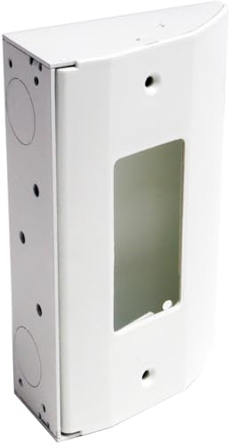 Upgraded Corner Mount Power Distribution Box - White Nylon Slim Fit, Replaces Bryant RU170W, Trade Select Under Cabinet/Counter Box, Heavy-Duty Metal Housing, Pre-Drilled Holes, Compact Wall Mount