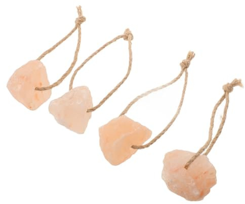 CIYODO Bloc De Sel à Lécher 4 Pièces pour Chevaux Et Cerfs Source Riche en Minéraux pour Santé du Bétail Usage Extérieur