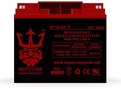 JNC105, JNCX1, DSR12-22A-3, ES1230, 5799000010, RT12220, 0099000676, 5799000011, NPX-80, PRT5904, SEL CB19-12, DMU12-19 Replacement Battery 12v 22ah S BW12220-IT Sealed AGM for Jump N Carry, Booster Pac, Clore ProFormer, Schumacher, DSR Pro, ATD Tools, Vector Jump Start, Husky Jump Pack