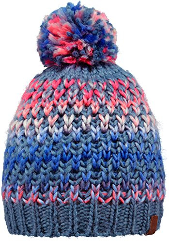 Barts Gorro con Pompón Nicole pompón Beanie (Talla única - Azul)