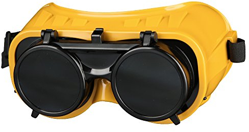 SCAPP Schweißerbrille P, klappbar, belüftet, aus Weichplastik, für Gläser Ø 50 mm, inkl. Schutzgläser DIN 5, Autogenbrille