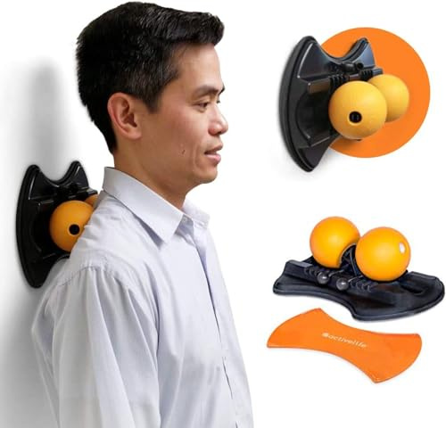activelife - HighBaller Max Twin Ball Massager, Adjustable Double Lacrosse Ball for Deep Tissue Massage, Trigger Point Therapy, and Myofascial Release