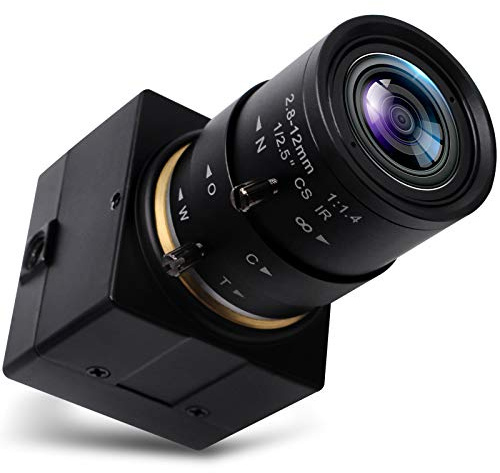 SVPRO USB Camera 1080P HD Webcam with Zoom Lens 2.8-12mm,Manual Focus Web Cam for Computer,H.264 Low Light Camera with Sony IMX323 Sensor for Streaming/Video Conference/Studio