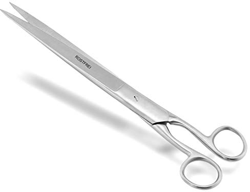 Papierschere Tapezierschere Bastelschere Universal Büroschere Spitz Edelstahl Rostfrei (18 cm)