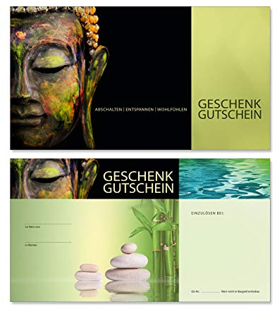 GESCHENKGUTSCHEINcom by POS-HAUER. 25 Gutscheine, blanko zum selbst Ausfüllen. Für Physiotherapie Massage Dienstleistung.