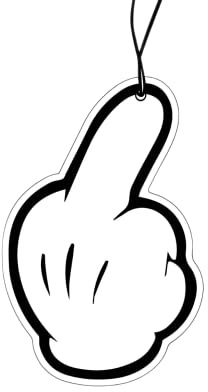 2x Mittelfinger Micky Mouse Duftbaum Auto Duftspender, Tuning Car Air Freshener, Duftanhänger Set