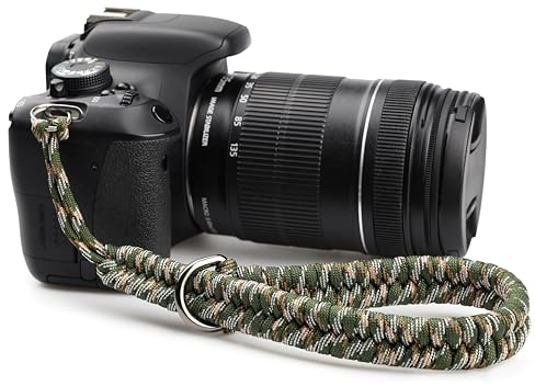 Sunya Correa de muñeca para cámara, correa de mano para cámara Paracord, liberación rápida, accesorio portátil