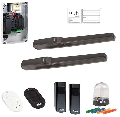 DITEC KIT MOTORE PWR 24V PER CANCELLO A 2 ANTE BATTENTI 5MT PWR25HL ML310 PRODOTTO ITALIA NO IMPORTAZIONE