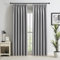 Beauoop Pencil Pleat Blackout Curtains for Living Room 90 inch Drop Grey Curtains for Bedroom Rod Pocket Light Blocking Thermal Insulated Drapes Window Treatment 2 Panels, W90 x L90