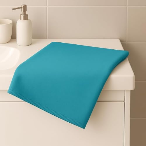 Corredocasa Telo Mare Microfibra 90x170 cm, Made in Italy Telo Mare da Viaggio Leggero e Sottile - Anti Sabbia, Asciugatura Rapida - Piscina Asciugamano Spiaggia Unisex Estivo (Verde Smeraldo)