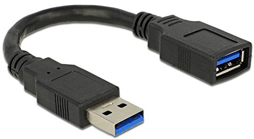 Delock Verlängerungskabel USB 3.0 Stecker an Buchse, 15 cm