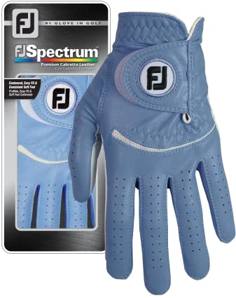 Footjoy Spectrum, Guante DE Golf Hombre, Azul (Blue), M