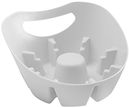 Plumb Craft Universal Plunger Holder Drip Tray, White (1 Pack)