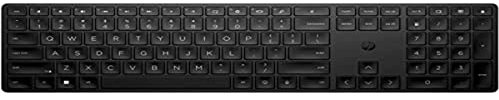 HP 450 Tastiera Wireless, Connessione con Dongle USB-A a 2,4 GHz, 20 Tasti Personalizzabili, Autonomia fino a 20 Mesi, Qwerty, Layout Italiano, Compatibile con Windows 10, 11 e macOS, Nera
