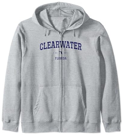 Clearwater Beach Vibes Sportlicher Jogger Wassersportbekleidung Kapuzenjacke