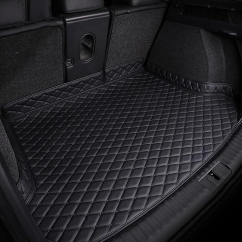 Bilbagagemattor för KIA NIRO 2017-2022 2023 2024 Hybrid, läderfodrade bagagemattor, skyddsmatta för bakre bagageutrymme, anti-skrap, täcke, svart