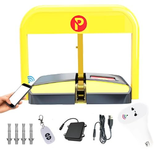 Barrière de stationnement pliable avec télécommande, colonne de stationnement automatique pour protection d'allée, étanchéité IP68, sécurise les espaces de stationnement privés
