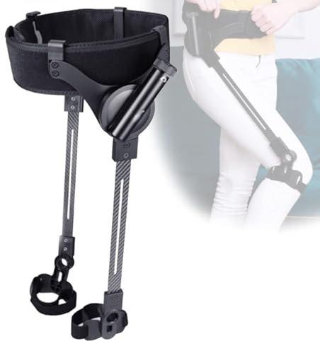 Supporto per camminare a passo veloce, supporto ergonomico per camminare a passo veloce, riduzione dello sforzo del 50%, nessuna ricarica necessaria, supporto per la mobilità,Both Legs-L