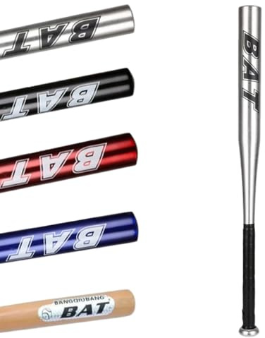 YIJIA | Bate de béisbol de Aluminio | 71,12cm(28 Pulgadas) - Bate de béisbol, Entrenamiento con Peso y Juegos de Pelota - Diseño Ergonómico para Adultos y Jóvenes - Color: Gris