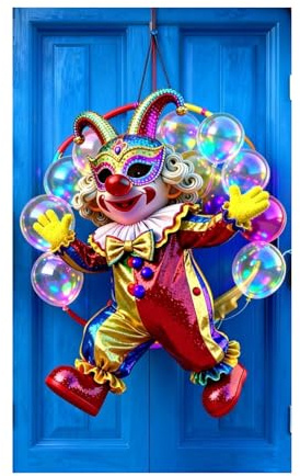 shpuuyy Banderola para Puerta de Carnaval | Decoraciones De Cómic Festivas 90x180 Cm - Fondo Fotográfico,para Hogar Fiesta Escuela Tienda Cocina Sala