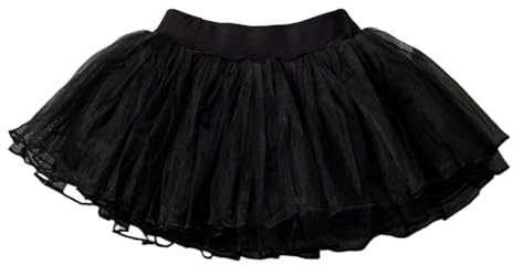 Genérico Falda de Ballet para niñas tutú Acampanado en Capas Falda de actuación para Fiestas para niños pequeños niñas y jóvenes con Cinturilla elástica Suave.