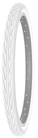 Michelin City J, Pneu Vélo Junior, Tringle Rigide, Blanc, 12 x 1/2 x 1.75 x 2 1/4