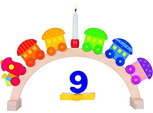 goki 2041873 60795 - Dekoration - Geburtstagsbogen - Mein Kleiner Zug