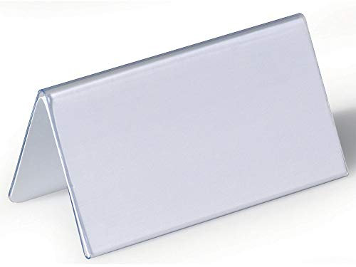 DURABLE | Tischnamensschild aus Hartfolie | Dachform | HxB 52/104 x 100 mm | VE 75 Stk