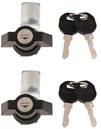 2pcs Verrouillage à Clé pour Porte Armoir à Outils Électrique