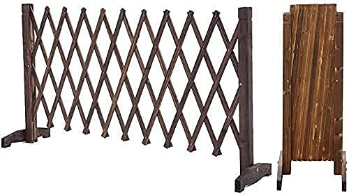 GXBCS Beeteinfassung Zaun Zierzaun Palisaden Für Garten Palisade Rasenkante Lattenzäune Ausziehbare Dragnet Massivholzumrandung Dekoration Zäune für Indoor Outdoor Garden 1030(Color:250x120cm)