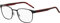 HUGO Rechteckig Metall Brillen in Black Red für Herren, Brille mit Sehstärke, optional mit Sonnenbrillen tönung oder Blaulichtfilter (Modell HG 1246)