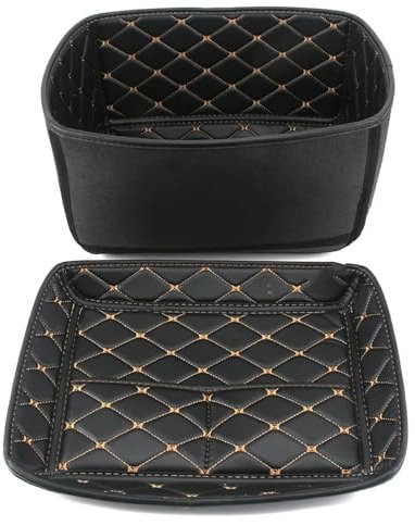 Baule da Moto Adatto per Bauletto per Moto da 28L, 36L, 45L, 55L, 65L, 80L, 100L, Fodera Interna, Cuscino in Pelle PU. ScatolaPortapacchi Moto(55L)