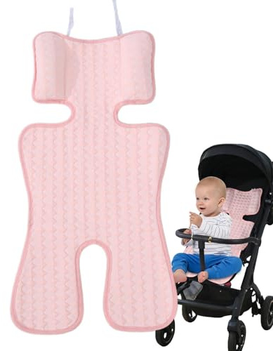 Almohadilla Refrescante Para Silla De Paseo De Bebé Almohadilla Fresca | Forro Termorregulador Para Silla De Auto, Columpios Y Cochecitos Con Acabado Fresco