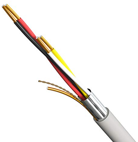 HB-DIGITAL Telefonkabel 100m 2 x 2 x 0,6 J-Y(ST) Y Verlegekabel JYSTY 4 Adern Telefonleitung