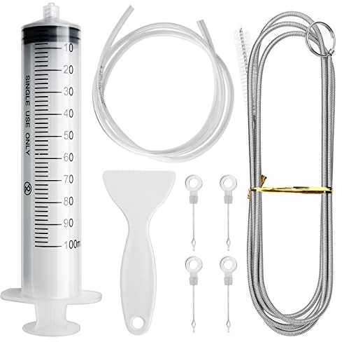 Kühlschrank-Abflussloch, Kühlschrank Reinigungswerkzeug-Set, Abflussloch des Kühlschranks, Rohrreinigungsspiralbürste für die Haushaltsreinigung des Kühlschranks, Küche, 8-teilig1