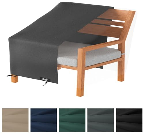 Epic Tube Sofa Abdeckung nach Maß für Sitzbank Bank Stuhl 2-Sitzer 3-Sitzer, Sonnenliege, Liegestuhl, Materialqualität: Oxford 600D, wasserdicht mit versiegelten Nähten, Robustes Zubehör - Made in EU