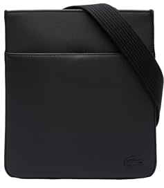 Lacoste Homme Flat Crossover Bag Sac, Noir, Taille Unique