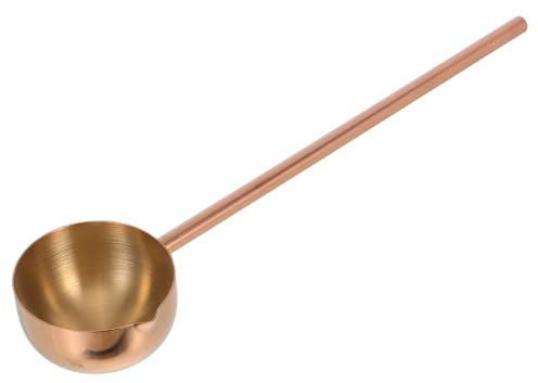 MAGICLULU Stainless Steel Soup Ladle Long Handle Oil Spoon Kitchen Gadget for Serving Soup Gravy Sauce and Water 11.02in