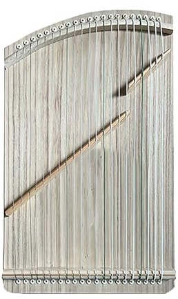 QXSJEDYCH Guzheng Fingerübungsgerät, tragbares Guzheng mit Zubehör, 53 × 32 cm, 21 Saiten, Zither, geeignet for Anfänger, Erwachsene, Kinder Guzheng