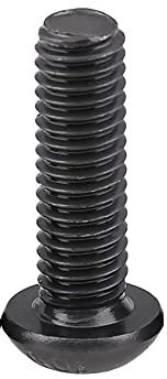 Haroar 1 Stück M12 x 16 mm ~ 100 mm Grade 10.9 legierter Stahl Innensechskant Halbrundschrauben schwarz oxidiert(1Pc M12x50)