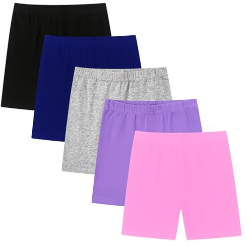Moitiy cykelbyxor, barnleggings, korta byxor, flickor, sportbyxor flickor, träningsbyxor, kruz, bomull, sport, shorts, sommarbyxor, 5–14 år