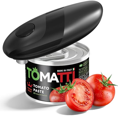 Abrelatas Eléctrico para Personas Mayores, Latas Redondas Fáciles de Abrir de Todos los Tamaños, Abrelatas para Electrodomésticos de Cocina para Personas con Artritis y Personas Mayores