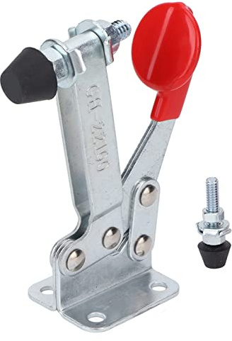 Pince à bascule à dégagement rapide Pince à bascule horizontale robuste Outil de fonctionnement multifonctionnel pour machine à bois Fer Plastique 150 g Force de serrage 68 kg