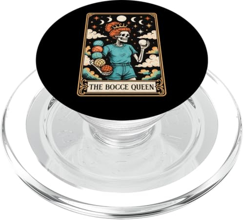 The Bocce Queen Bocce Ball Player Tarocchi Witchy Moon PopSockets PopGrip per MagSafe